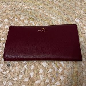 Ted Baker leather travel wallet